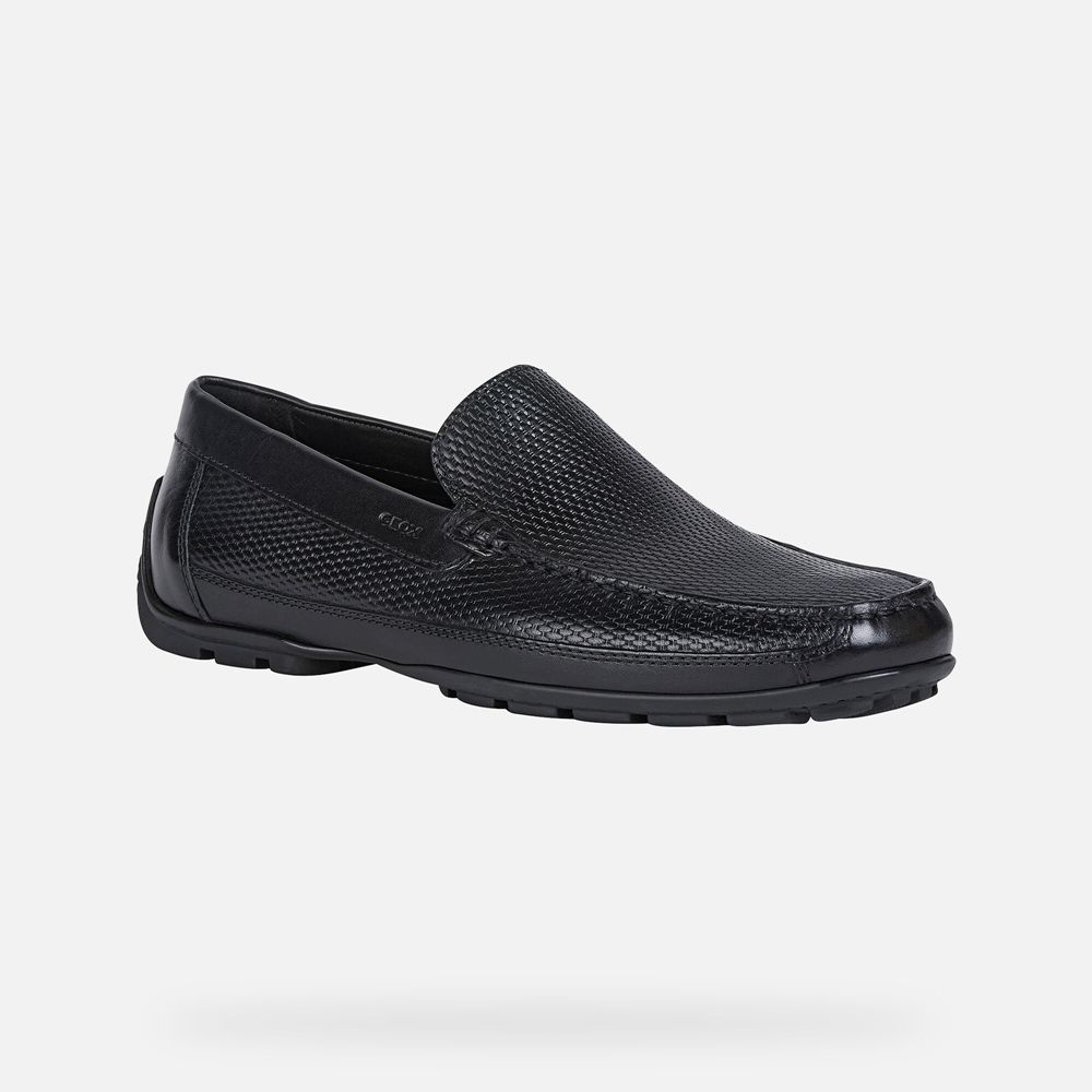 Geox Erkek Loafers Siyah - Moner - NUI-690375